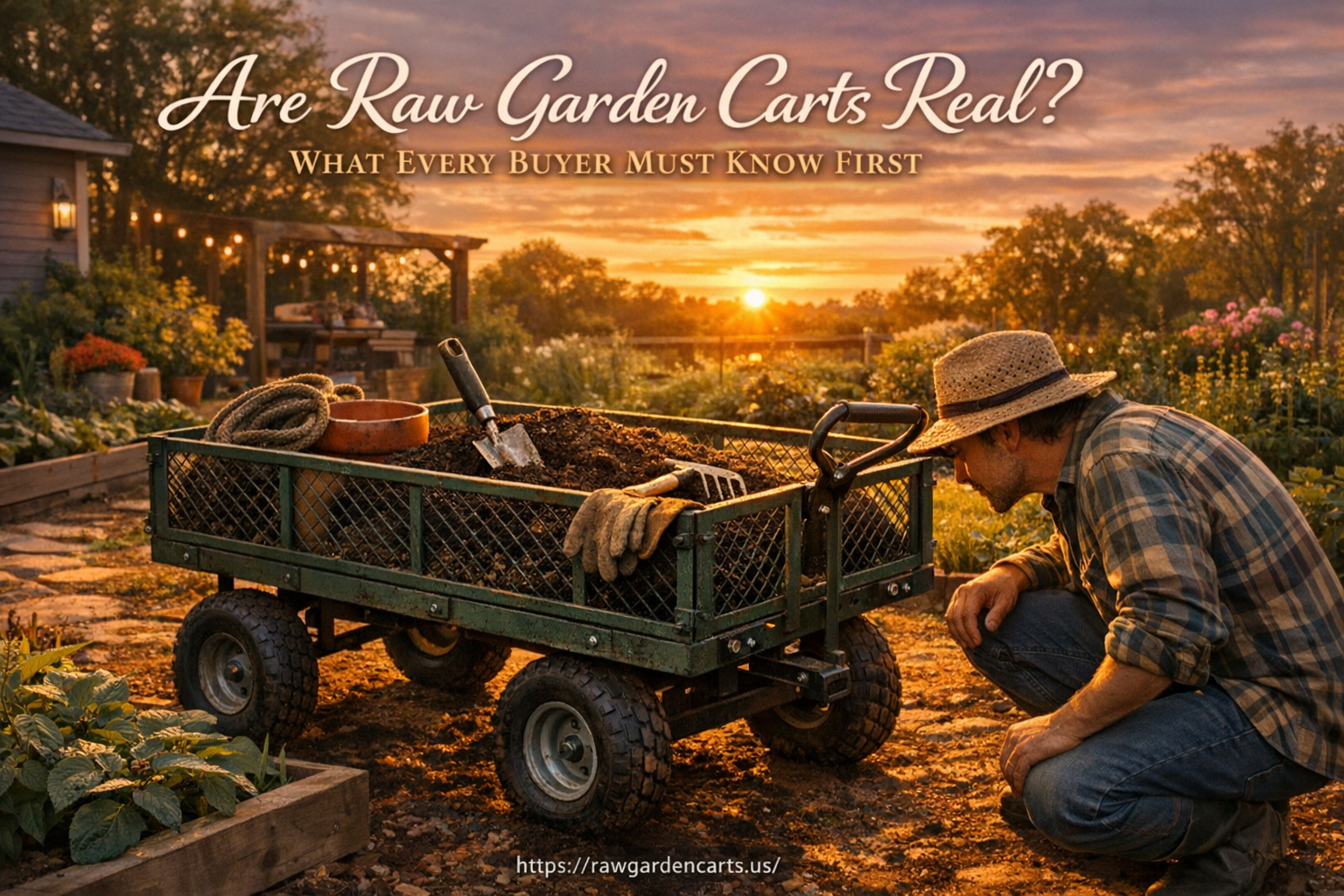 are raw garden carts real