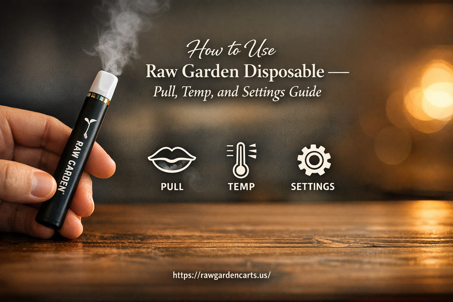 how to use raw garden disposable