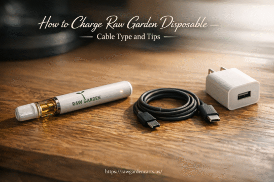 how to charge raw garden disposable